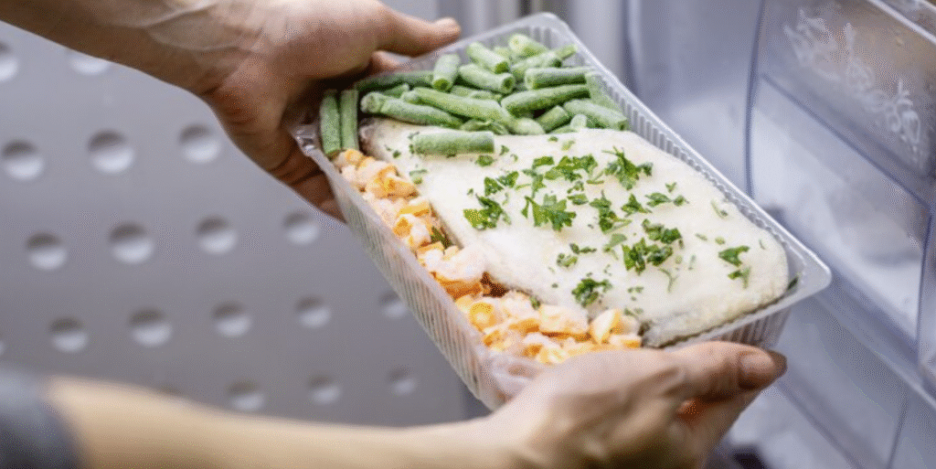 Congeler un plat équilibré