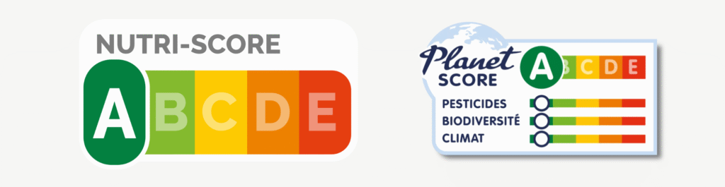 Nutriscore et planet score