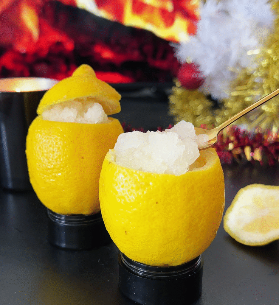 Dessert festif : citron givré healthy