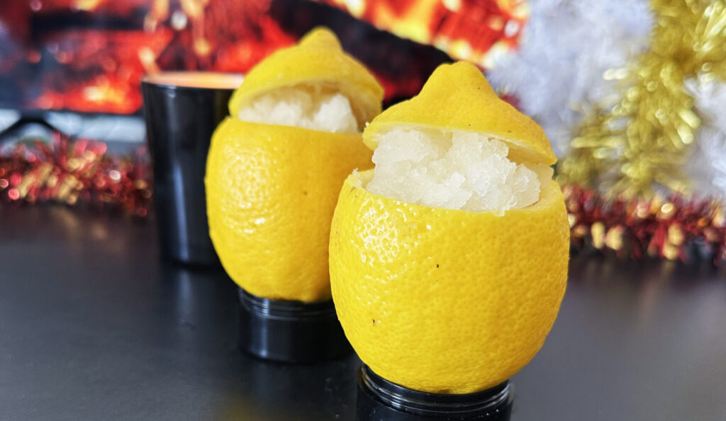 Dessert festif : citron givré healthy