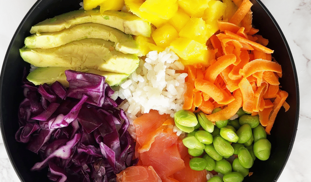 poke bowl maison sain équilibré