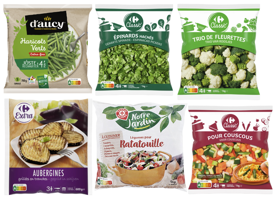 légumes surgelés