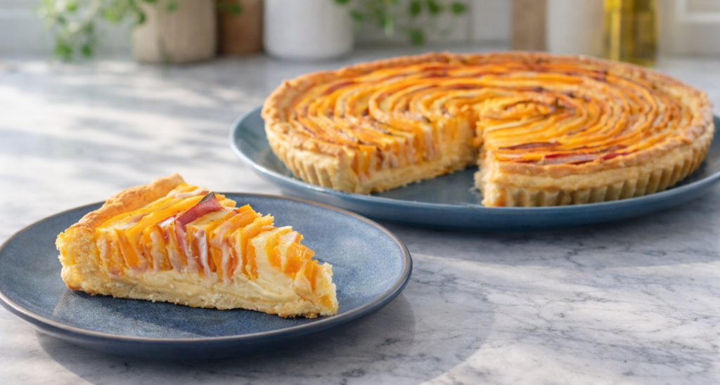 Tarte butternut spirale
