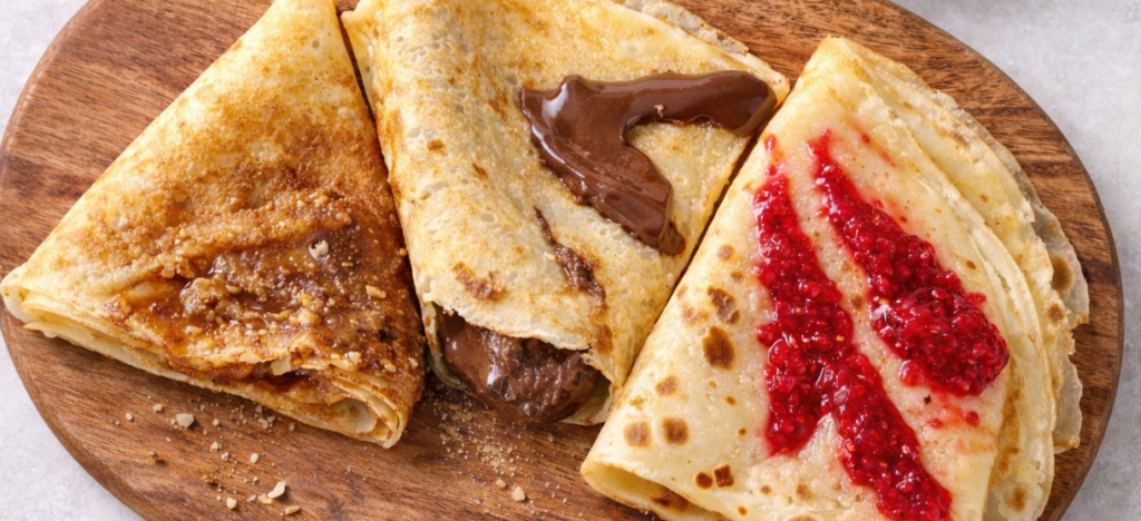 Crepes healthy chandeleur