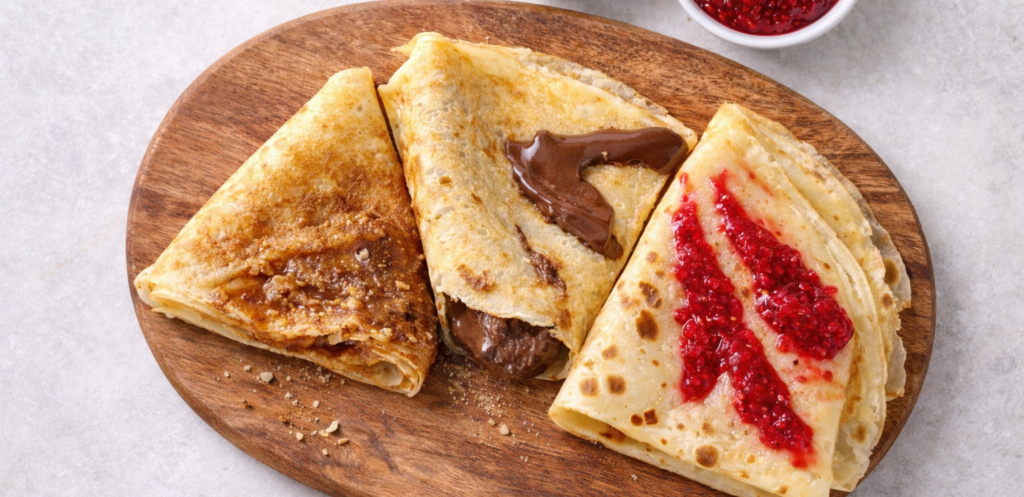 Crepes healthy chandeleur